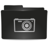 Folder Black Pictures Icon 96x96 png